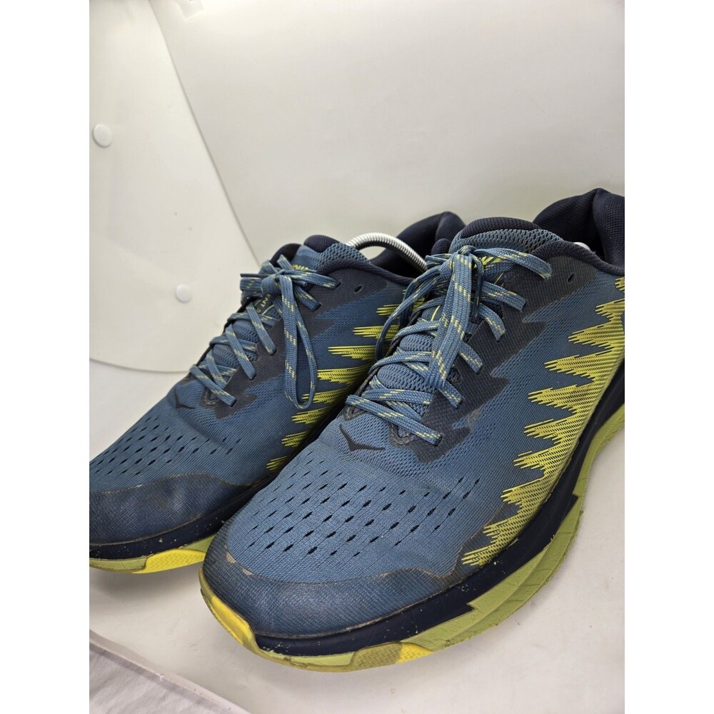 Hoka One One Torrent 3 Trail Shoes Men's 12.5D Blue Road Running Hiking Sneakers - Picture 5 of 9